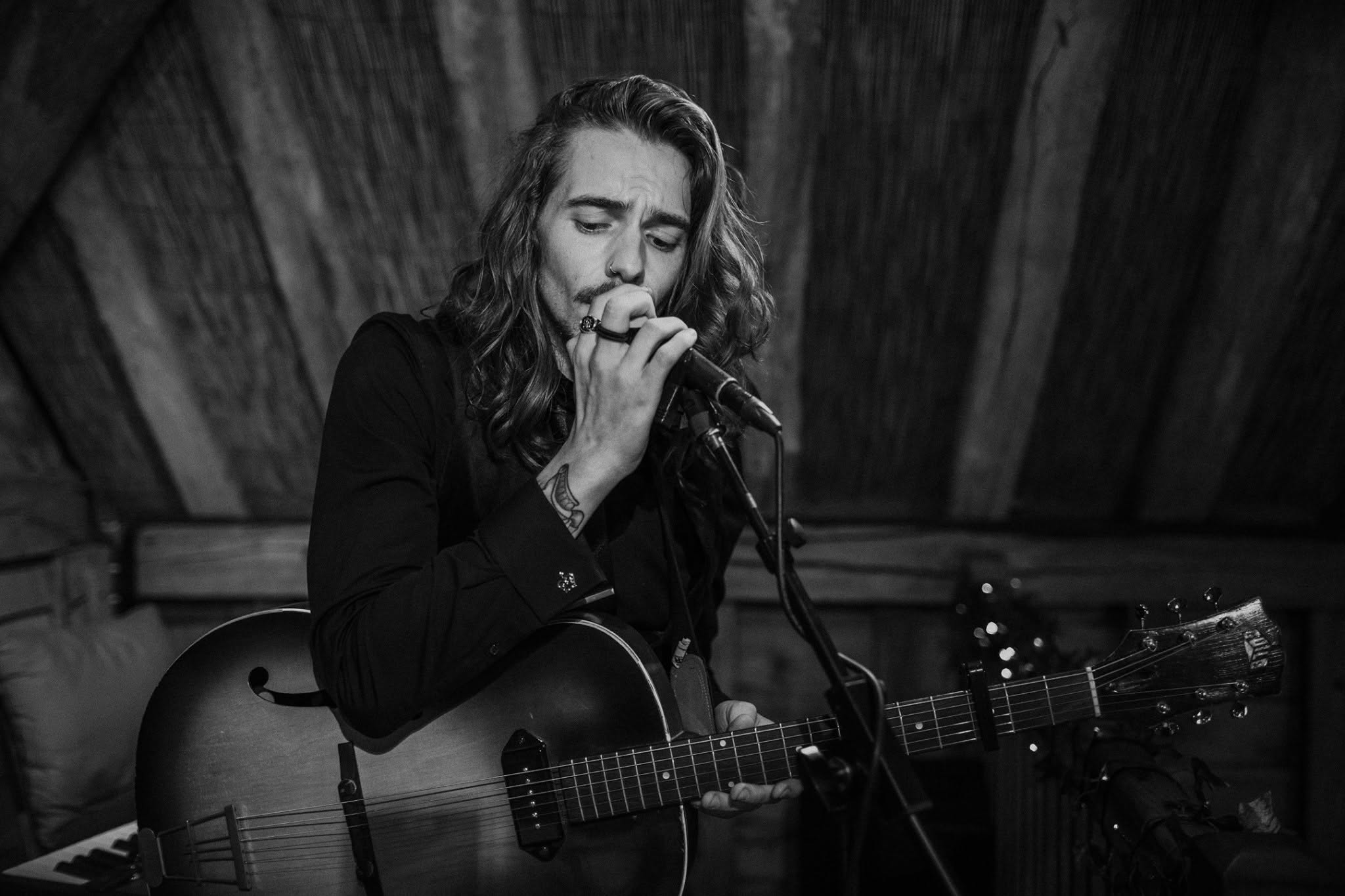 Jason performing at an event